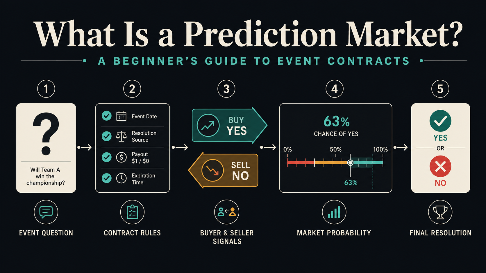 What Is a Prediction Market? A Beginner's Guide to Event Contracts