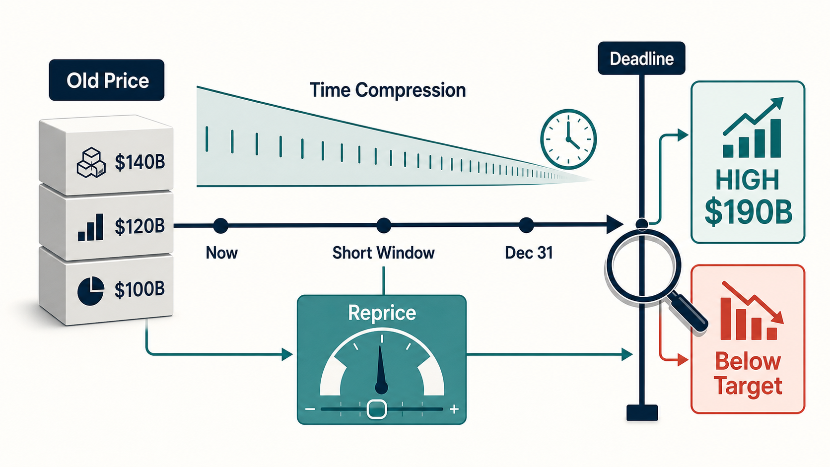 Deadline Repricing Case Study: Will Databricks' valuation hit (HIGH) $190B by December 31 hero diagram