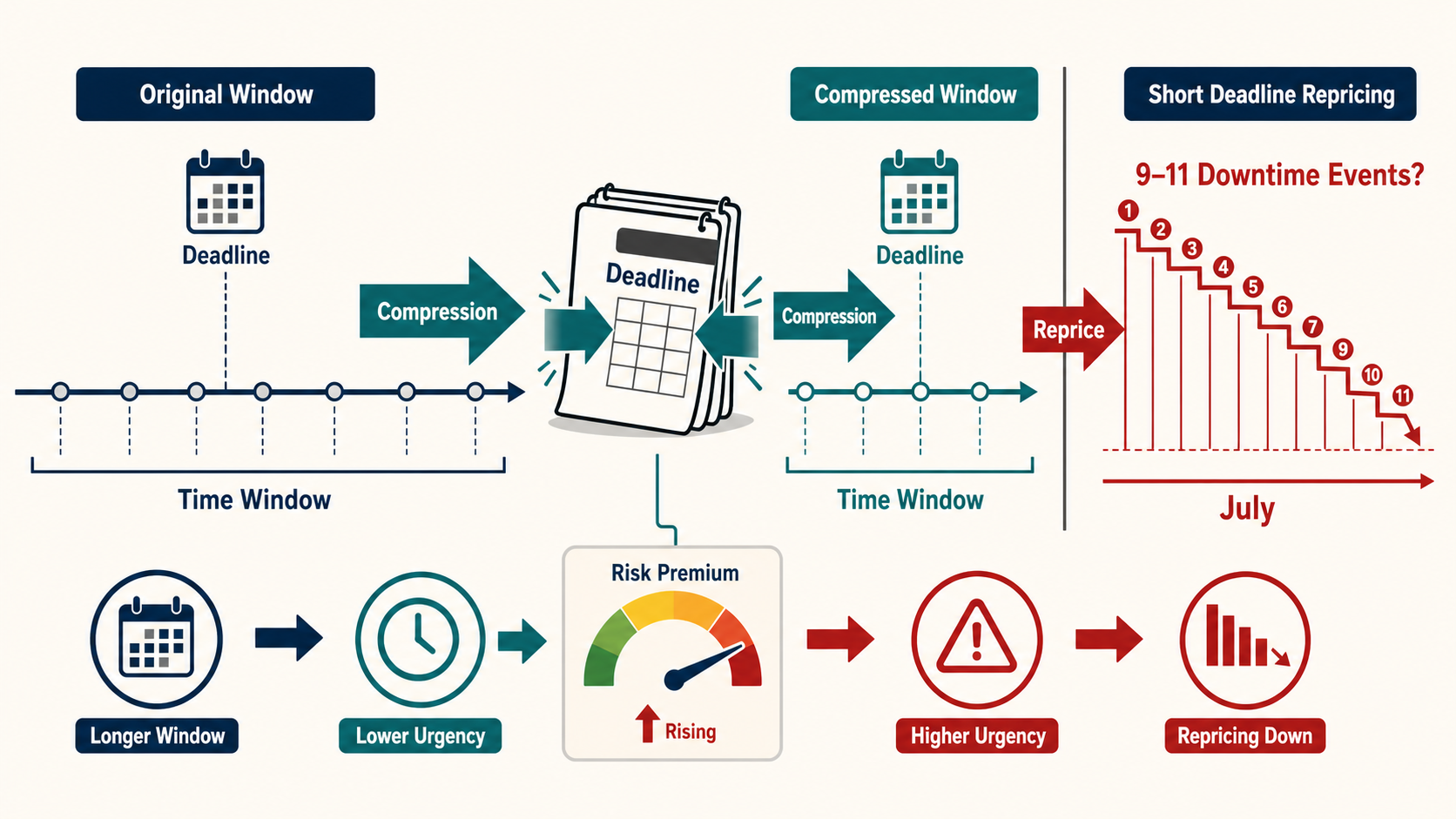 Deadline Repricing Case Study: Will Claude go down 9-11 times in July hero diagram